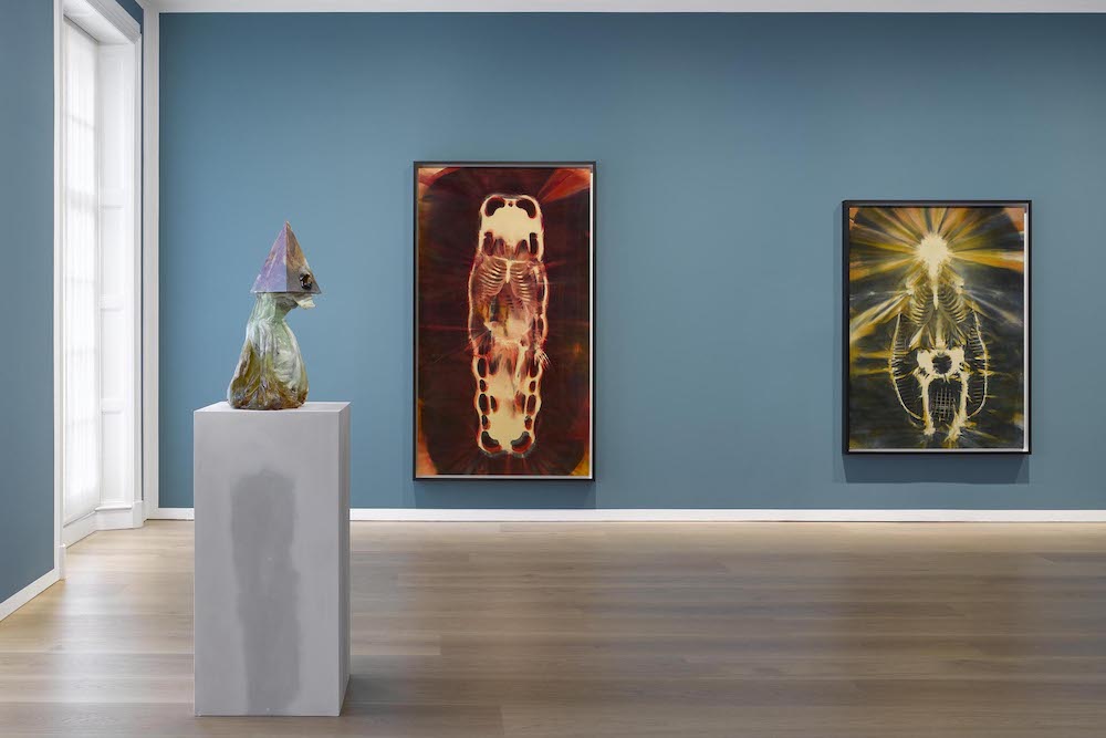 Installation view, Andra Ursuţa: Joy Revision, David Zwirner, London, 22 September – 29 October, 2022. Copyright the artist. Courtesy David Zwirner.