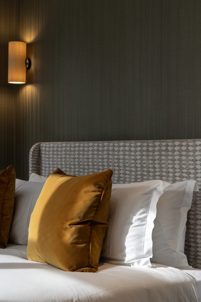 Each apartment's bespoke interior design creates a unique character, with an option for guests to personalise their furnishings and spaces. Photo: Penguin Eggs Photo